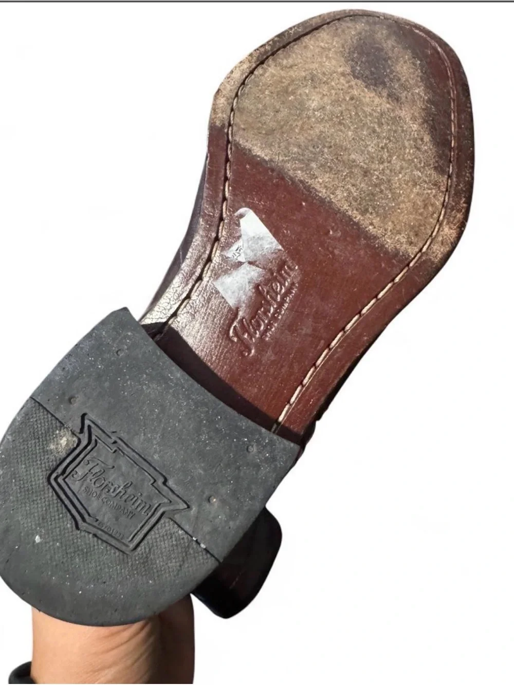 Florsheim Dark Brown Leather Ankle Boots